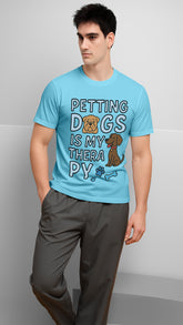 Petting Dogs is My Therapy